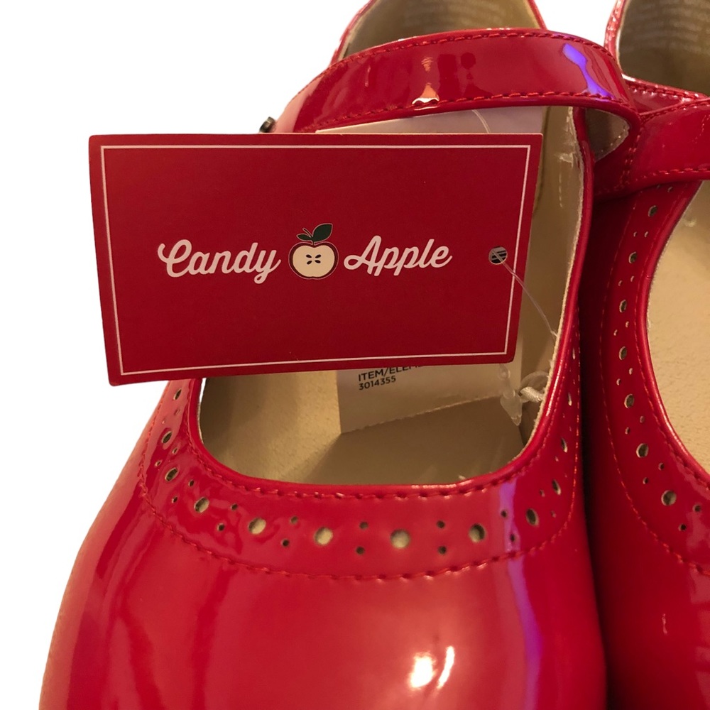 Retired Gymboree Candy Apple Patent Leather Mary Janes size 3 - Picture 3 of 16